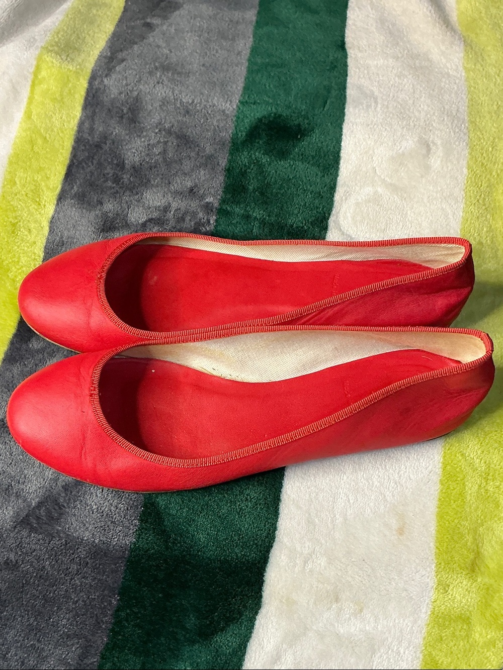 J. Crew Red Ballet Flats - Picture 6 of 14